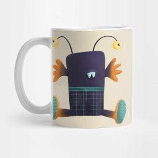 Hug me monster with stalk eyes Mug